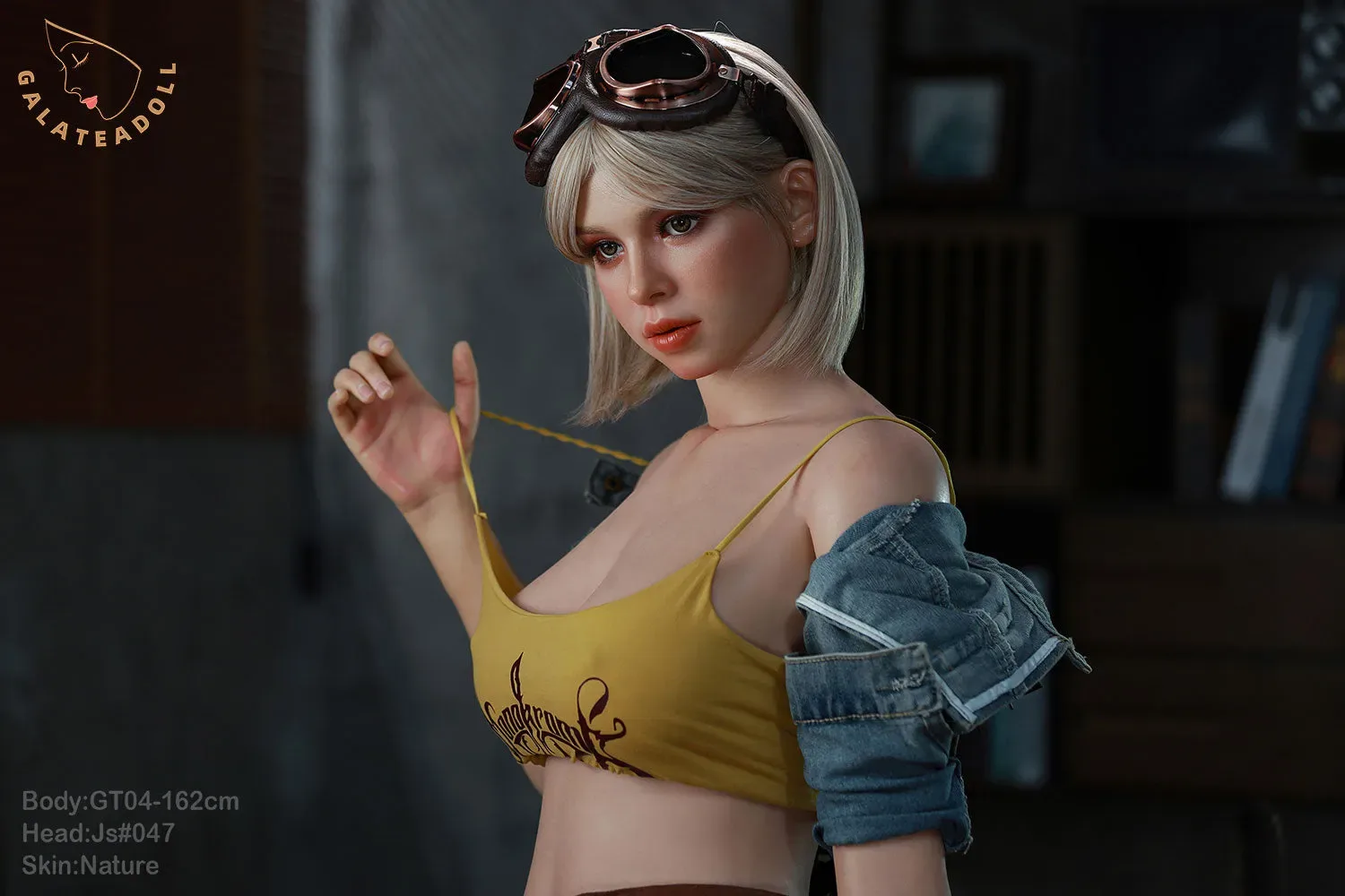 GALATEA DOLL- 162CM/5FT4 D CUP FULL SILICONE MOVABLE JAW SEX DOLL- SELINA view 7