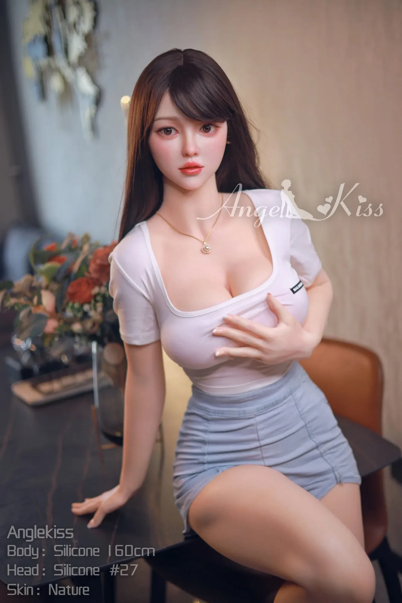 ANGEL KISS | GENÈVE - 160CM / 5'3" SEX DOLL HEAD #LS27 view 3
