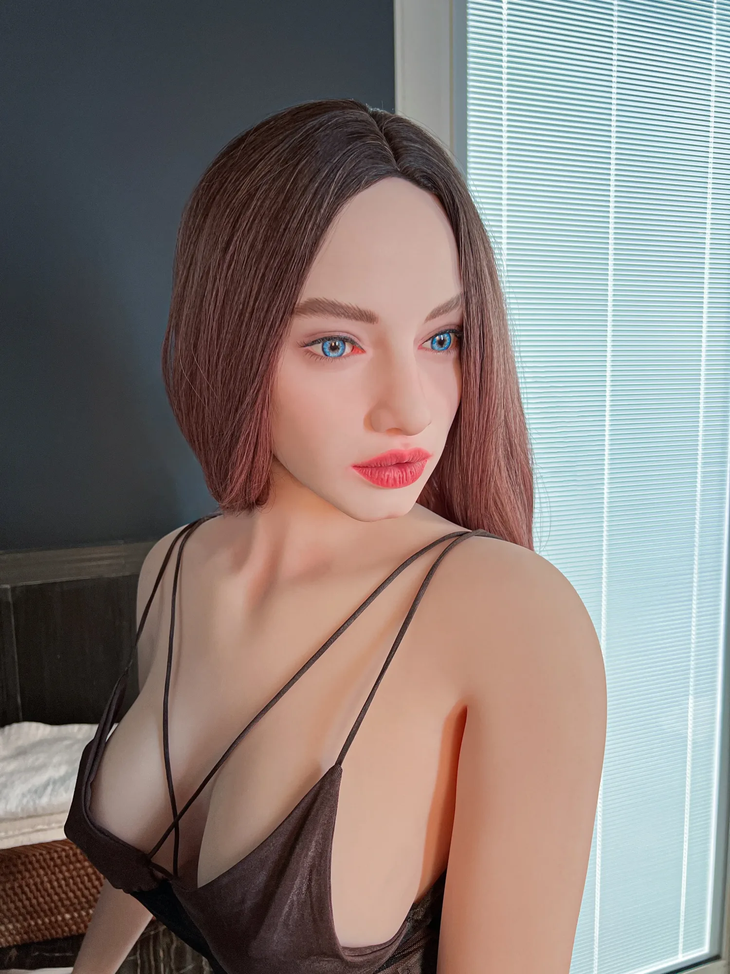 CLIMAX DOLL- USA IN STOCK 157CM ROS SILICONE HEAD C CUP SEX DOLL - SOLA view 2