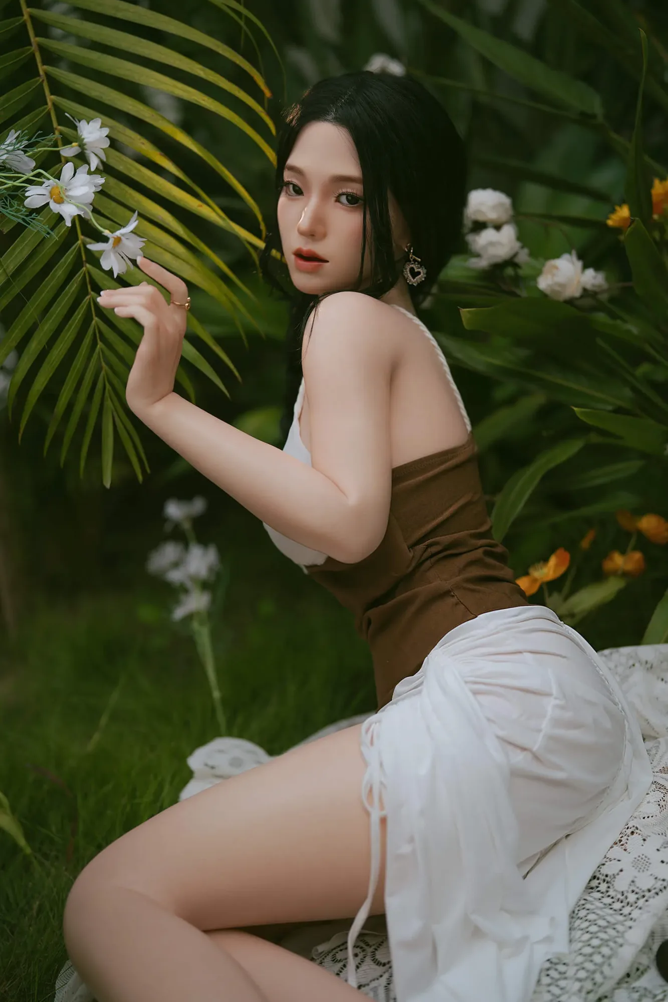 SY DOLL | 164CM FULL SILICONE REALISTIC SEX DOLL WITH SILICONE HEAD AND IMPLANTED HAIR - SARAYA view 5