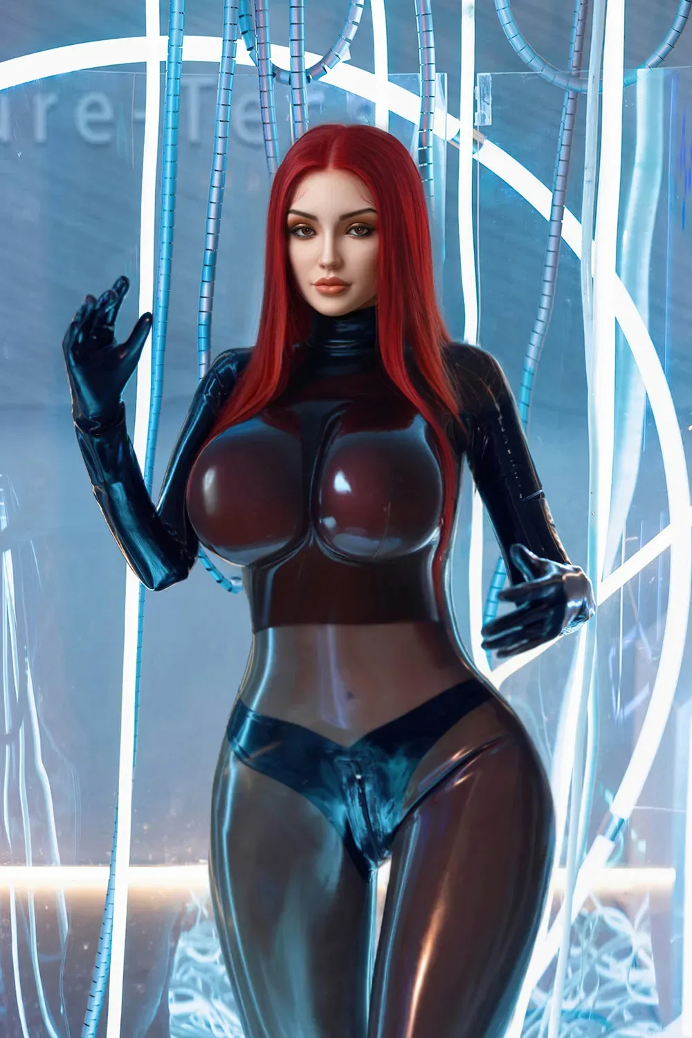 SY DOLL | 169CM BIG BREAST TPE SEX DOLL WITH SILICONE HEAD - LOTUS view 6