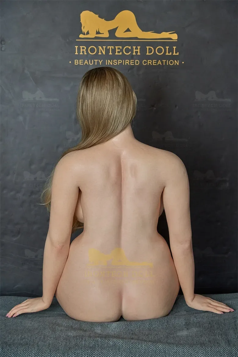 IRONTECH | 5FT3/162CM BIG BREAST BLOND GIRL FULL SILICONE BBW SEX DOLL - PLUS S29 FENNY view 2