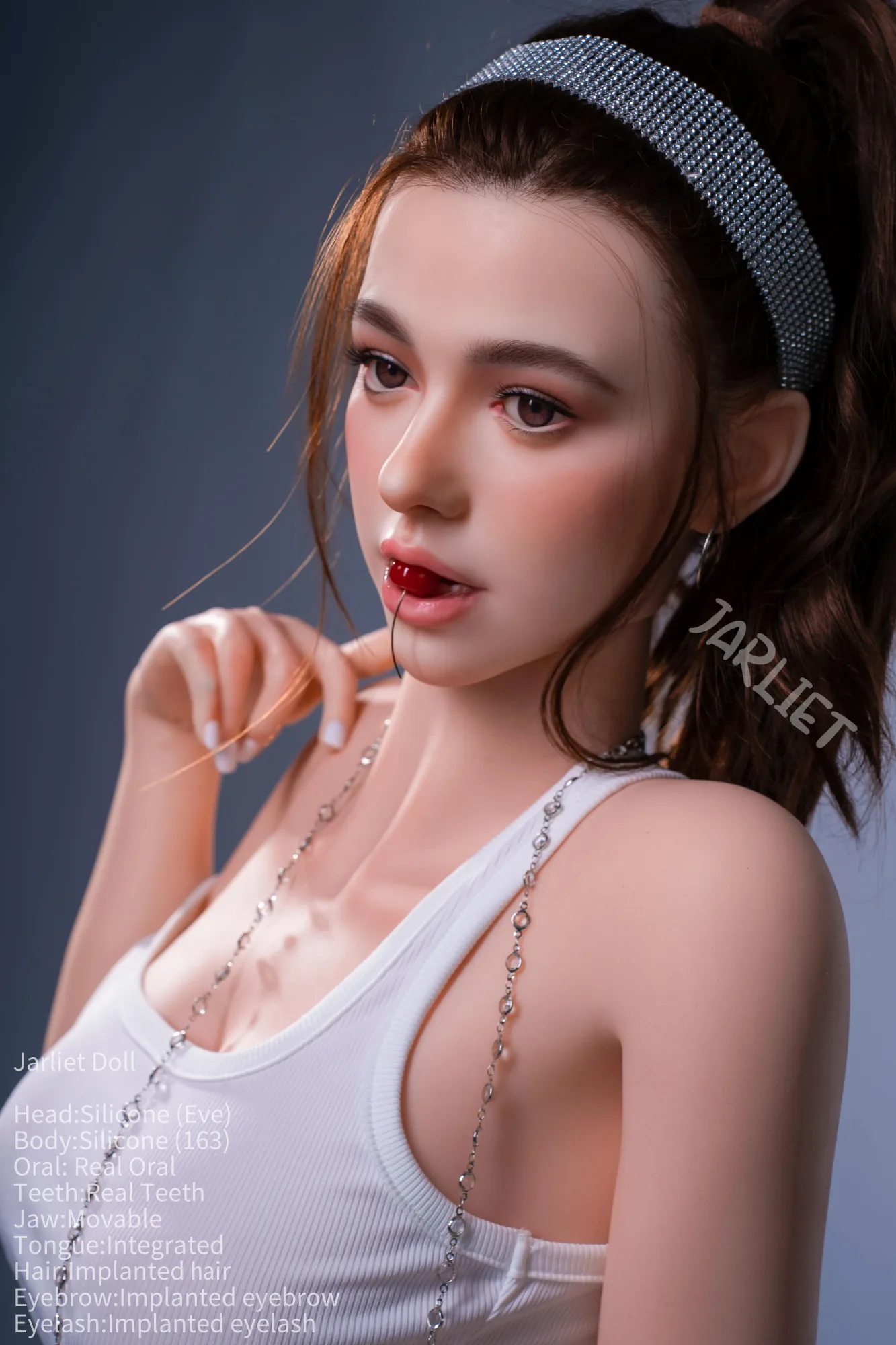 JARLIET | US IN STOCK 5FT4/163CM ROS SILICONE HEAD WITH MOVABLE JAW SEX DOLL - EVEA view 2