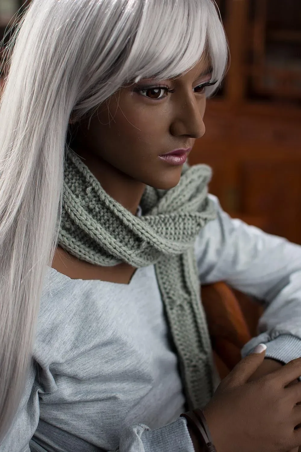 6YE | 163CM (5' 4") D-CUP SEXY EBONY SEX DOLL - SUSANNA view 7