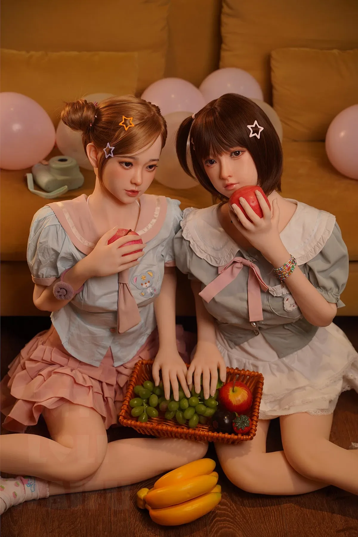 MLW DOLL- B CUP SILICONE HEAD ASIAN TWINS SEX DOLL- MIA&HARUKI view 8