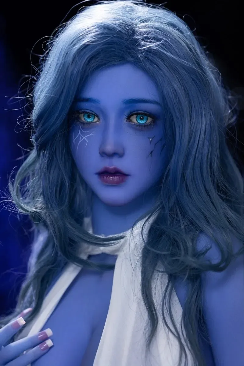 AIBEI DOLL | EU IN STOCK 160CM/5FT3 BIG BREAST BLUE SKIN LIFELIKE SEX DOLL - GENIUS view 6
