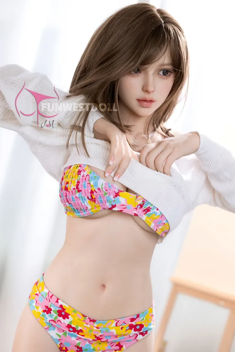 FUNWEST DOLL- 152CM(4FT11) D CUP ASIAN GIRL WHITE SKIN SEX DOLL- LILY view 5