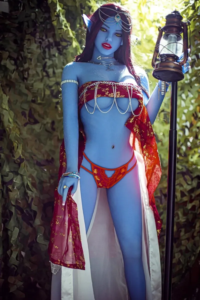 AIBEI DOLL | EU IN STOCK 158CM/5FT2 BLUE SKIN SEX DOLL - LULU view 4