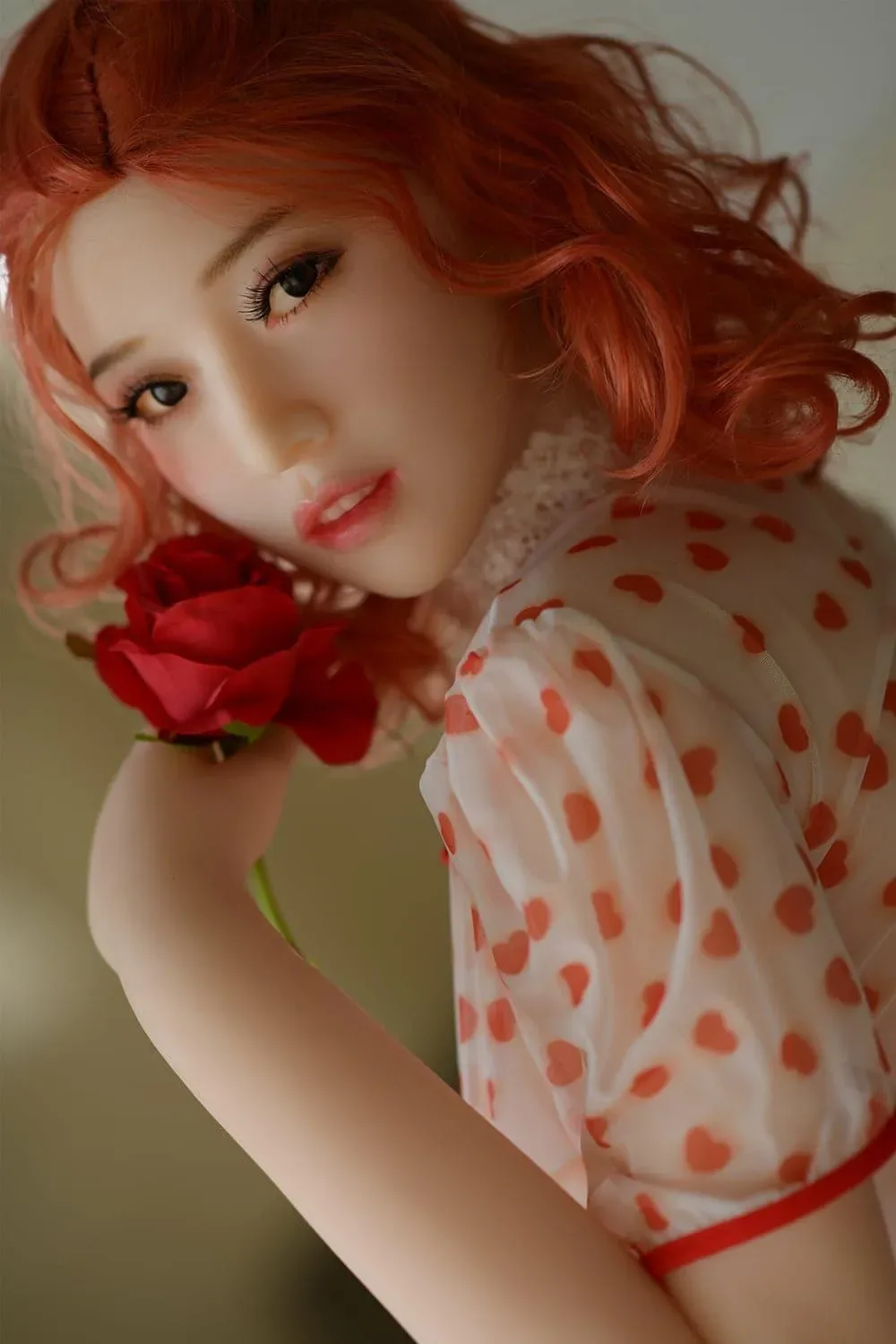 6YE | 165CM (5' 5") D-CUP SMALL BREASTED PINK HAIR SEX DOLL - THERESA view 4