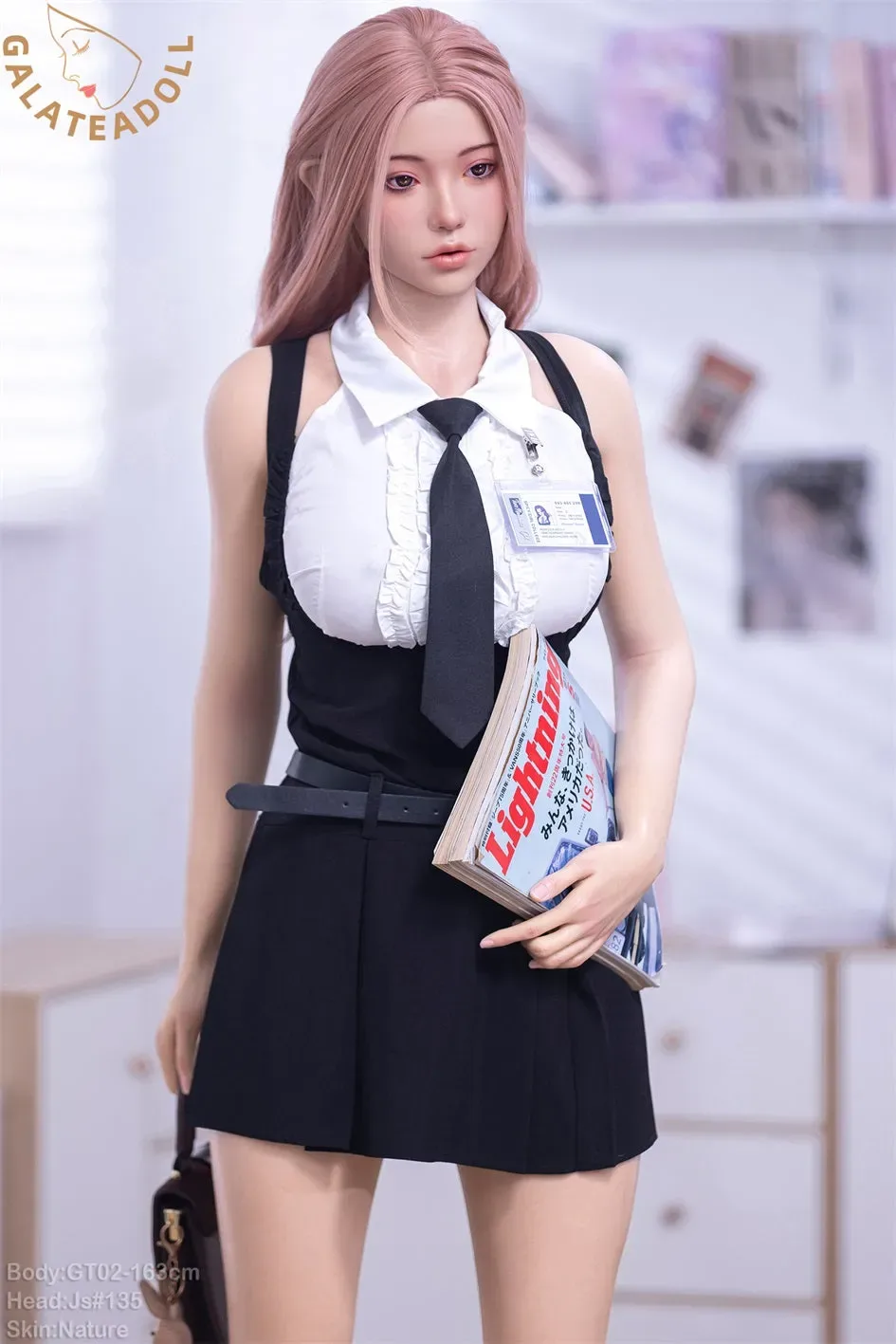 GALATEA DOLL- 163CM/5FT4 D CUP FULL SILICONE MOVABLE JAW SEX DOLL - EINA view 2