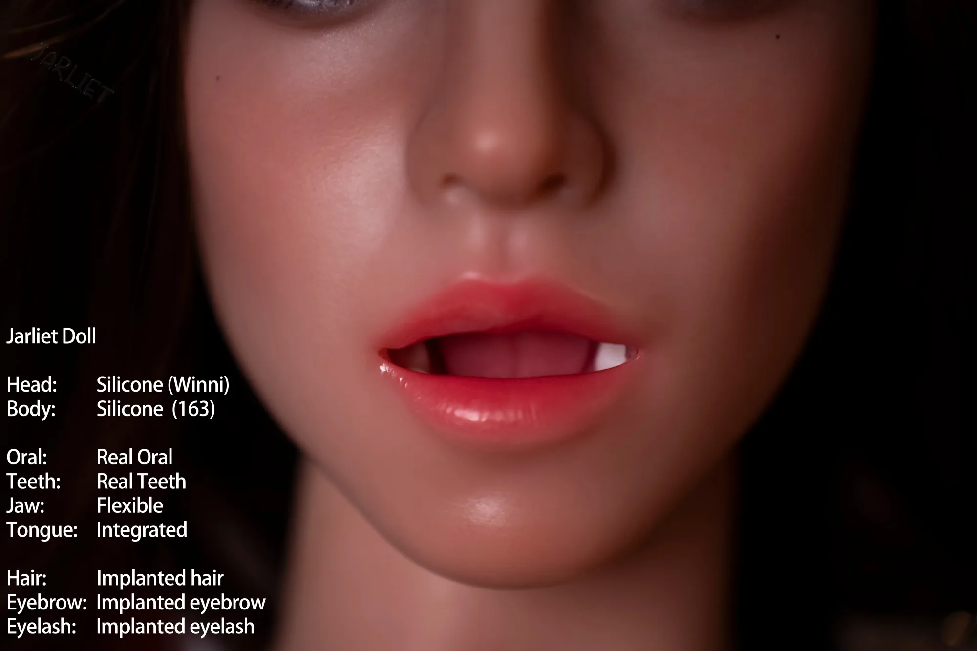 JARLIET | 163CM D CUP FULL SILICONE REALISTIC SEX DOLL WITH ROS HEAD – WINNI view 8