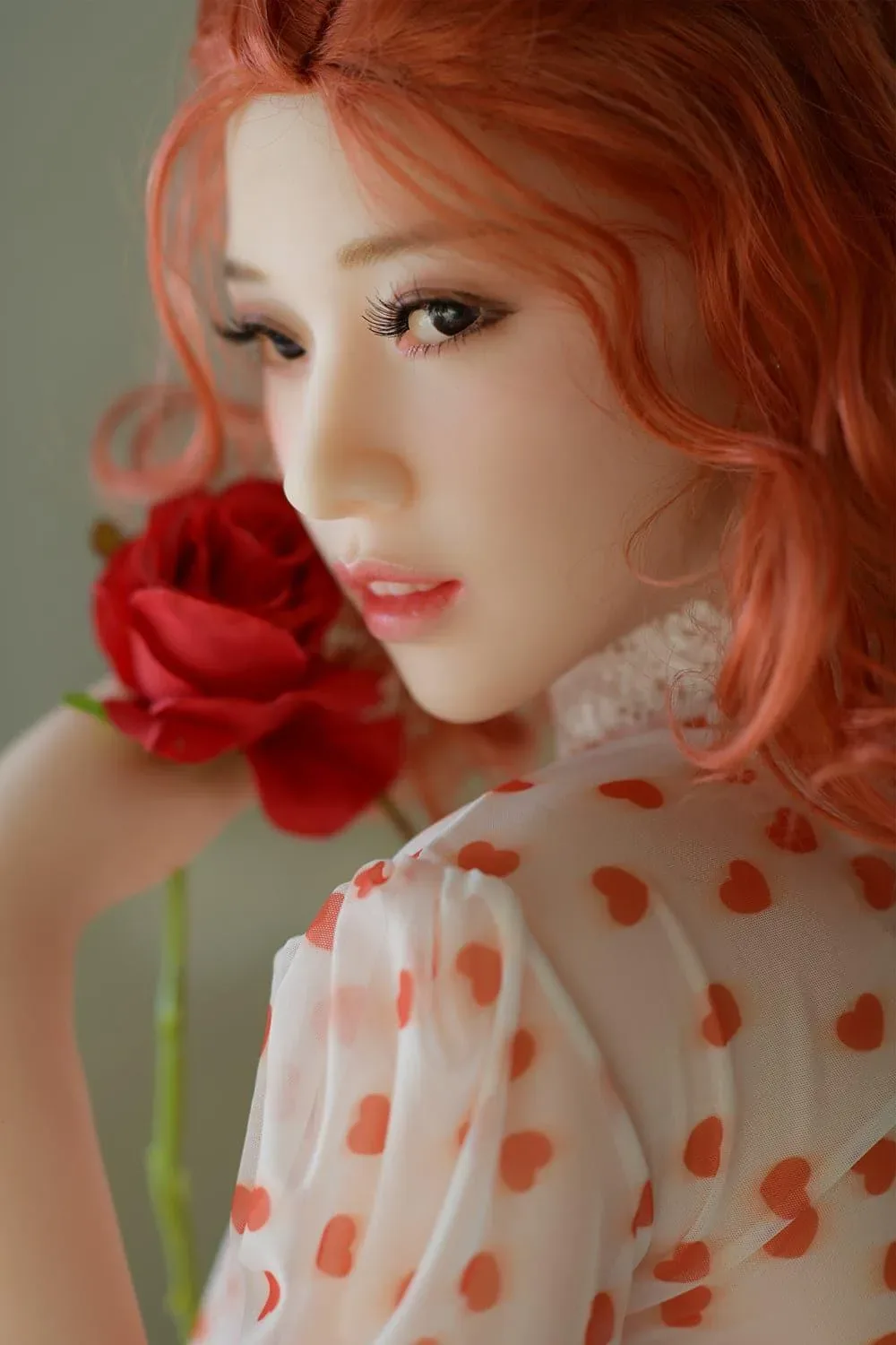 6YE | 165CM (5' 5") D-CUP SMALL BREASTED PINK HAIR SEX DOLL - THERESA view 2