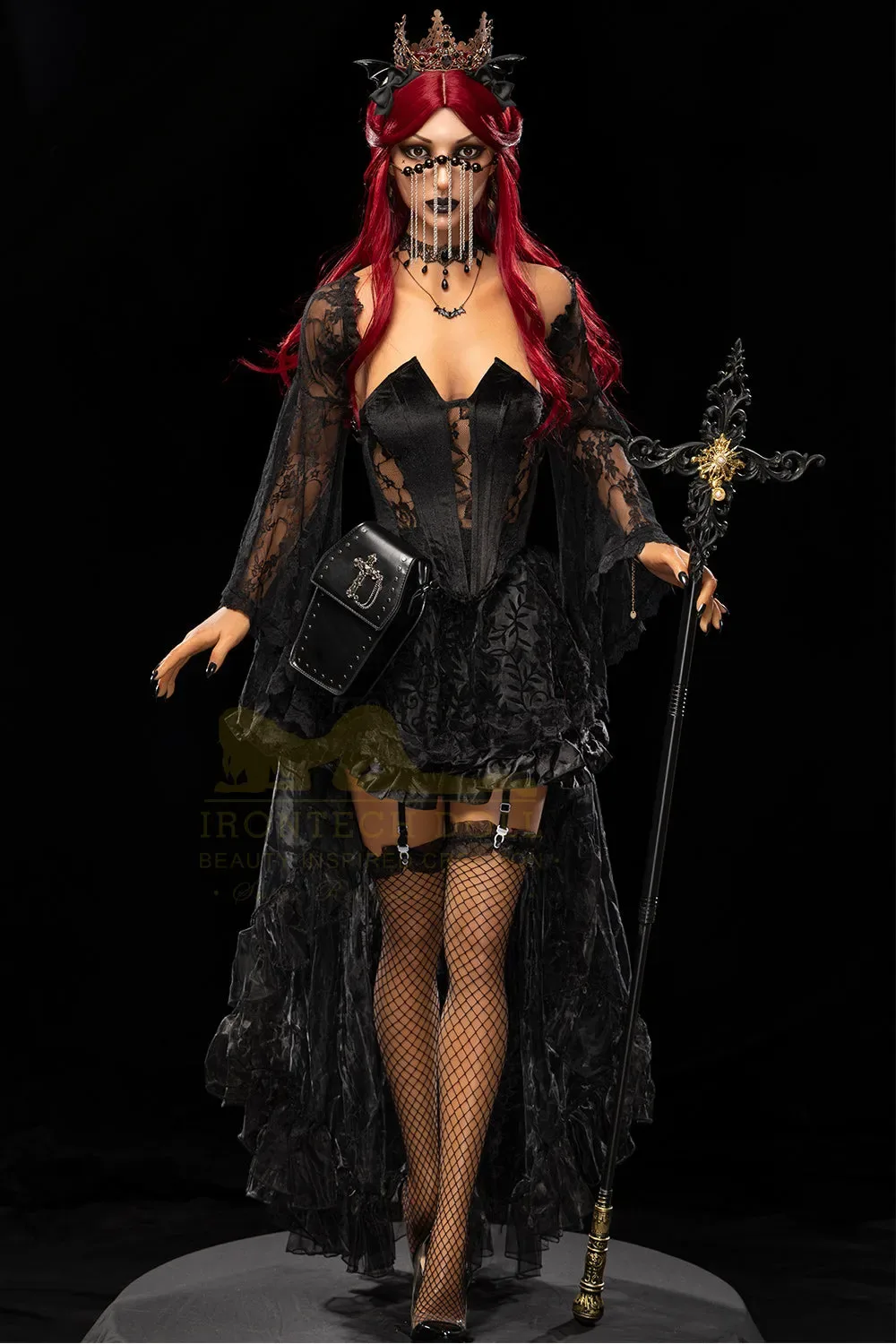 IRONTECH DOLL - 169CM FULL SILICONE DARK TANNED MAGICAL GIRL- VIRGINIA